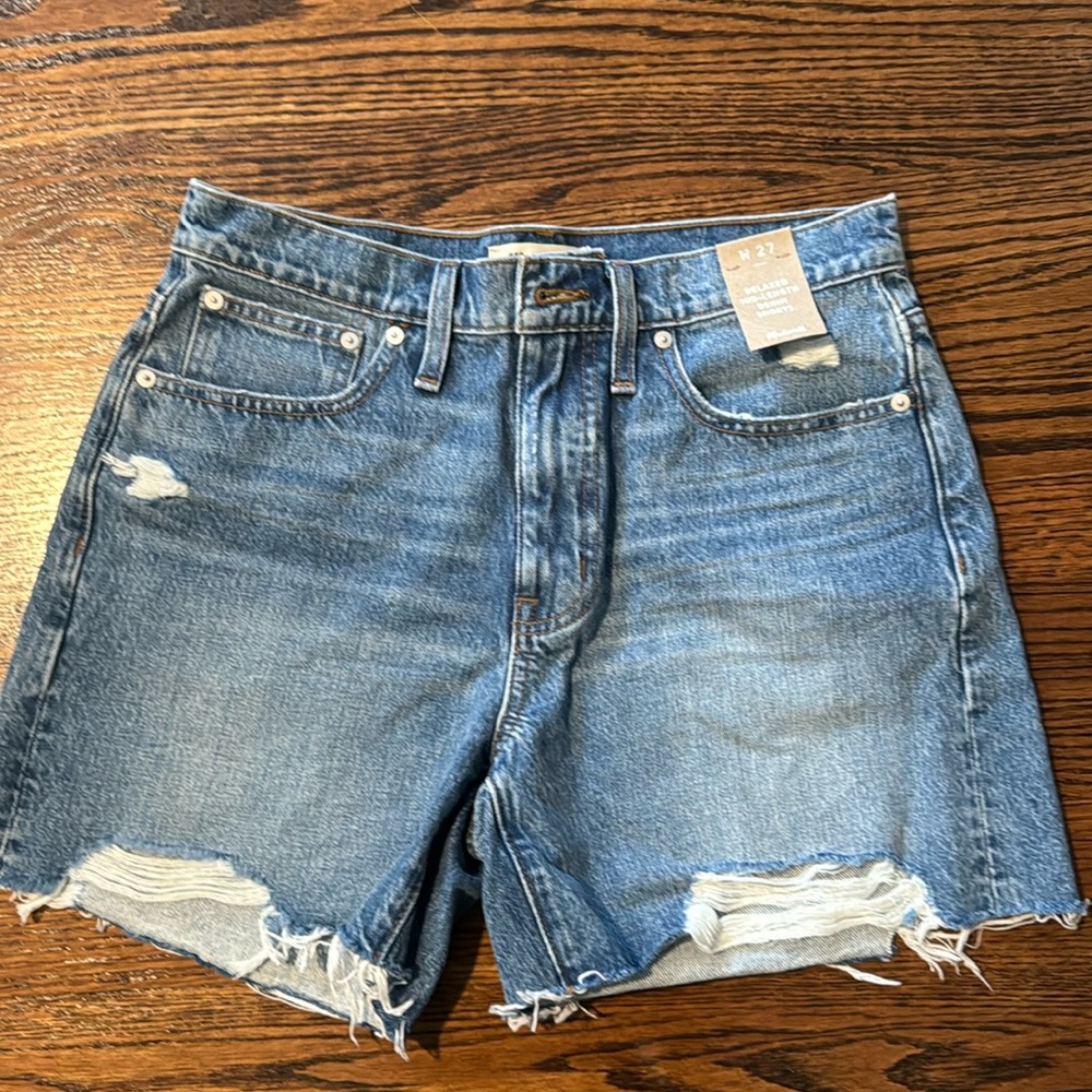 Maxwell relaxed denim shorts